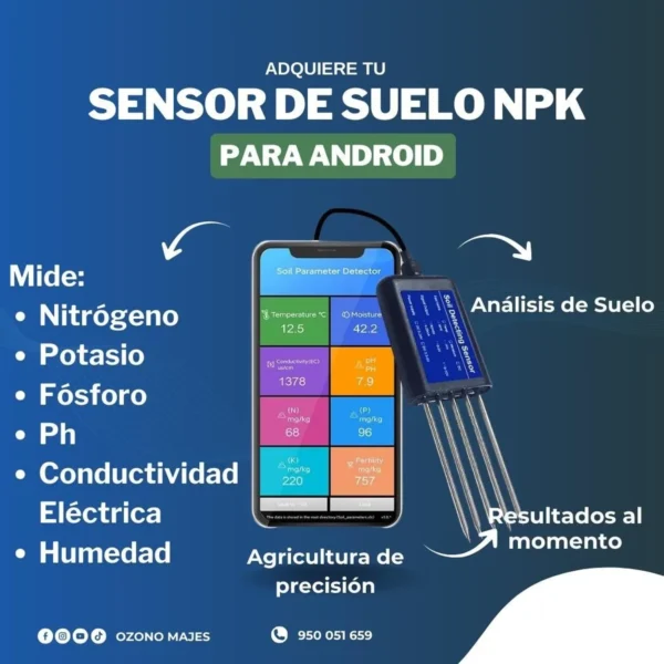 Sensor de suelo 7 en 1 Portátil - Imagen 2