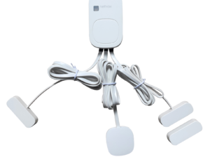 R31501 is a comprehensive detection device with PIR detection, internal vibration sensor detection, water leak detection, magnetic door switch detection, and glass breakage status detection.